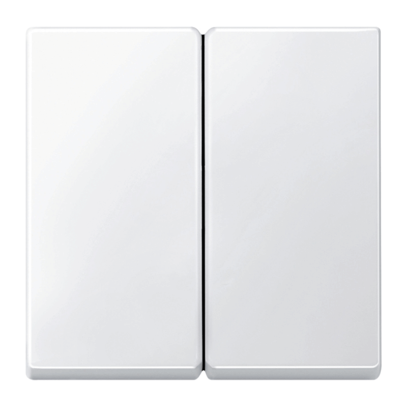 Merten 433519 Wippe – System M, 2-fach, polarweiß