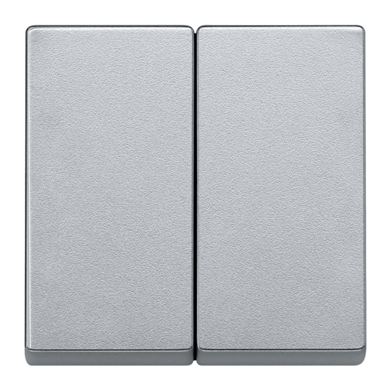 Merten 433560 Wippe – System M, 2-fach, aluminium