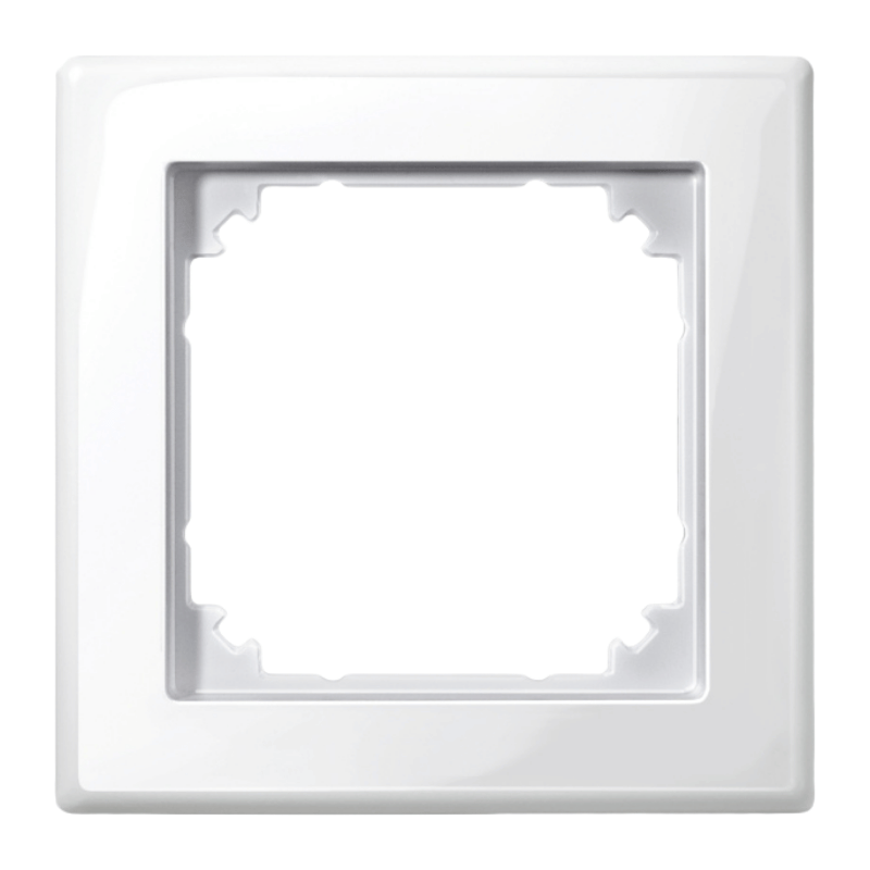 Merten 478119 Rahmen – M-Smart, 1-fach, polarweiß glänzend