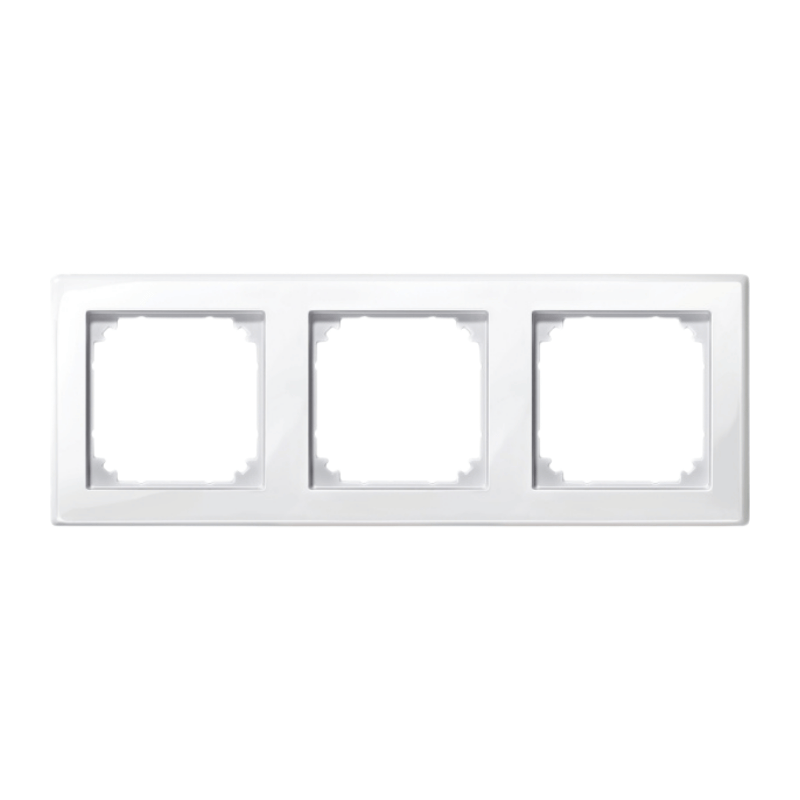 Merten 478319 Rahmen – M-Smart, 3-fach, polarweiß glänzend