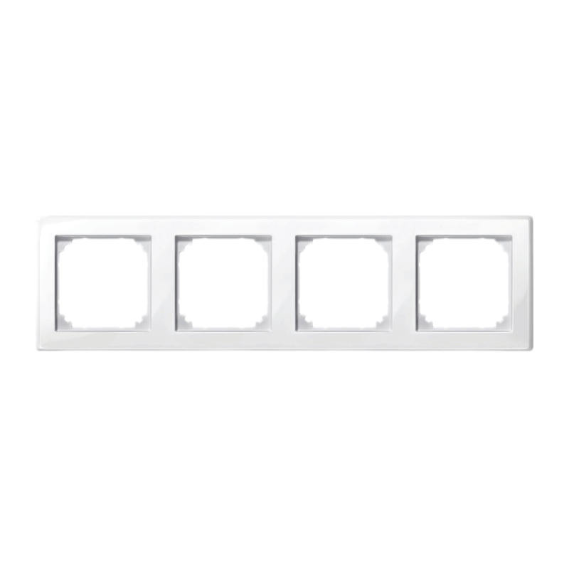 Merten 478419 Rahmen – M-Smart, 4-fach, polarweiß glänzend