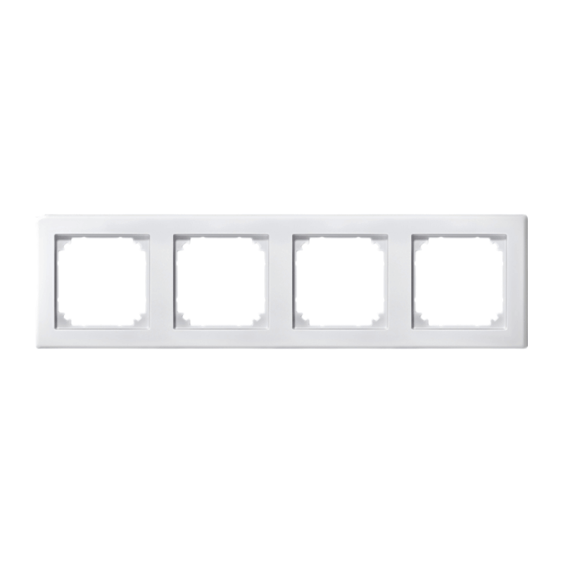 Merten 484419 Rahmen – M-Smart, 4-fach, polarweiß matt