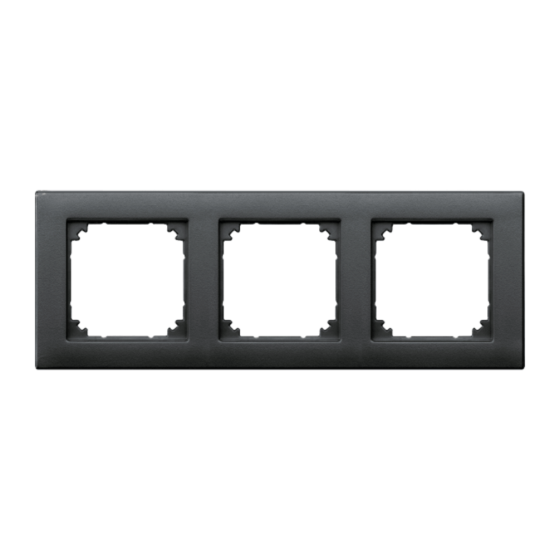 Merten 486314 Rahmen – M-Plan, 3-fach, anthrazit