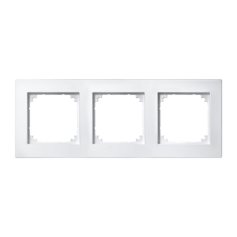 Merten 486319 Rahmen – M-Plan, 3-fach, polarweiß matt