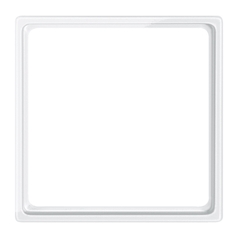 Merten 518519 Zwischenrahmen – System M, 50x50 mm, polarweiß glänzend