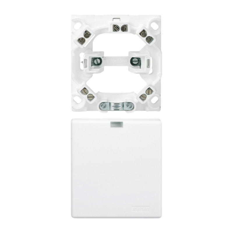 Merten 520619 Herdanschlussdose – UP & AP, polarweiß glänzend