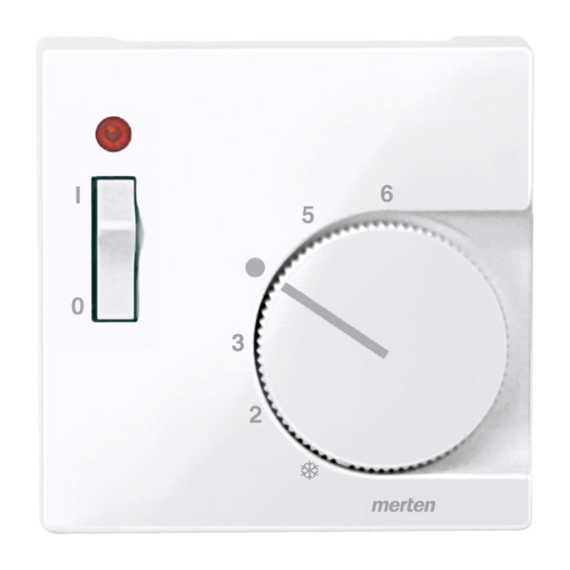 Merten 534825 RTR-Abdeckung – System M, Schalter, aktivweiß glänzend