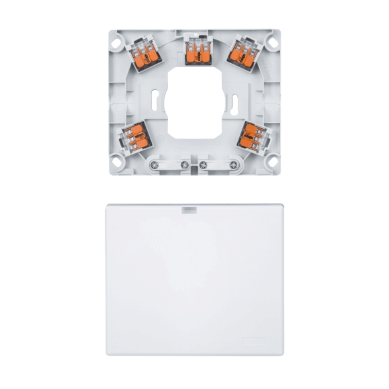 Merten MEG1011-9019 Herdanschlussdose – 2-fach, Aufputz