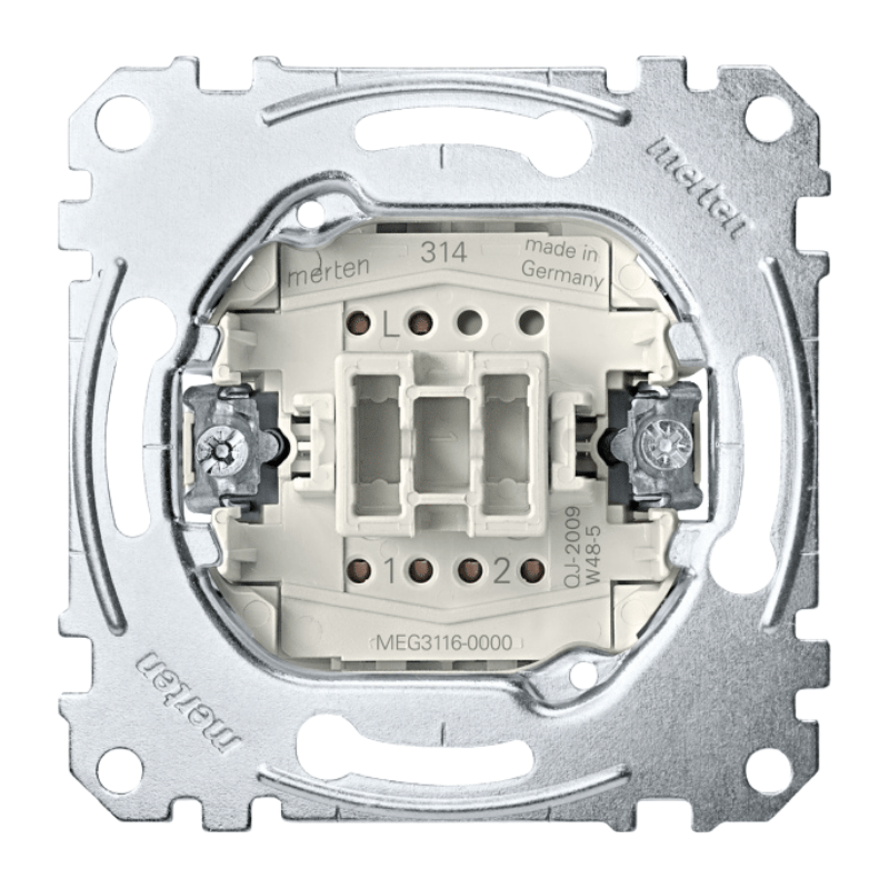 Merten MEG3116-0000 Wippschalter – Aus-Wechselschalter, 1-polig