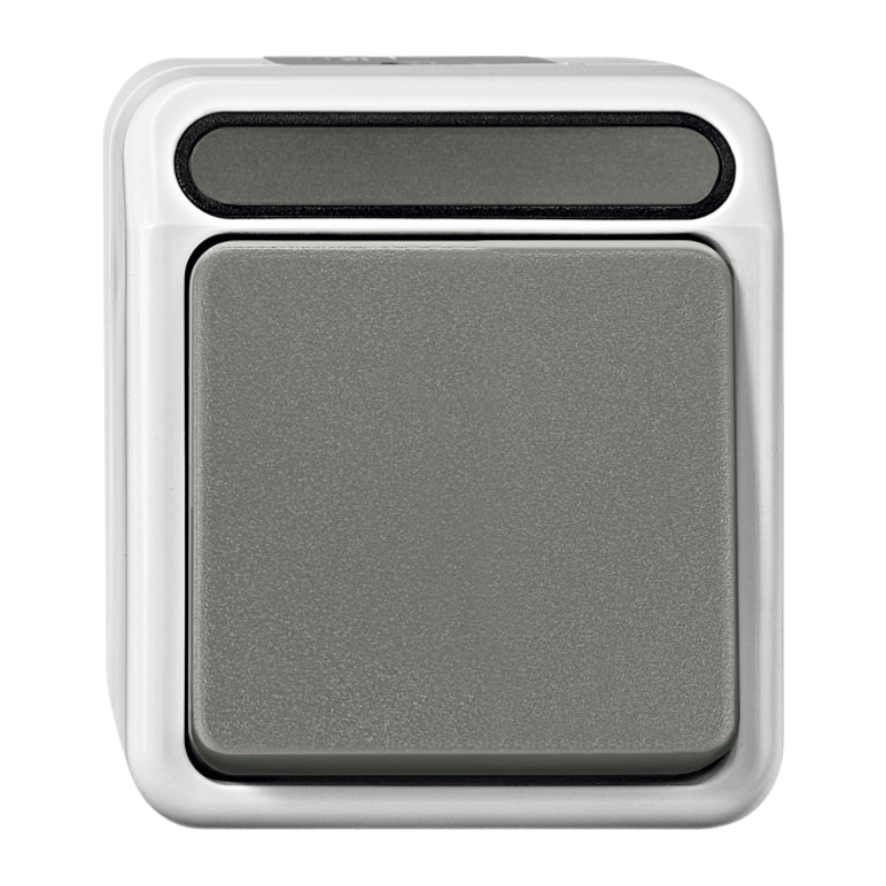 Merten MEG3150-8029 Wipptaster – Aquastar, Schließer, lichtgrau