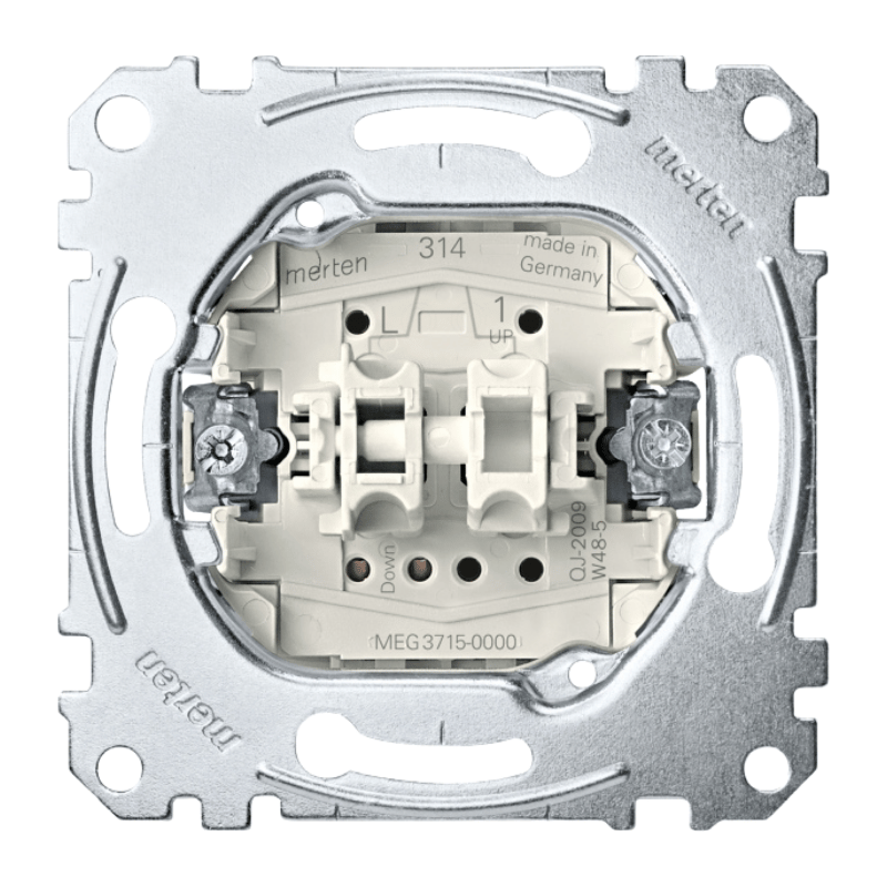 Merten MEG3715-0000 Jalousie-Wippschalter – 2-fach, 1-polig