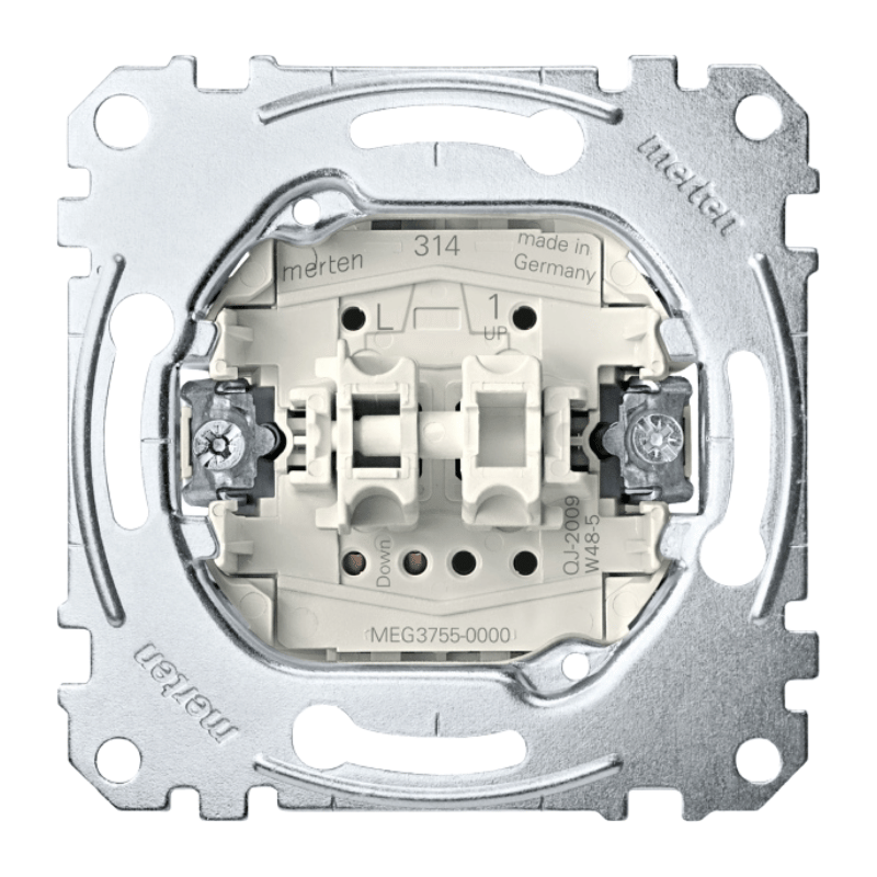 Merten MEG3755-0000 Jalousie-Wipptaster – 2 Schließer