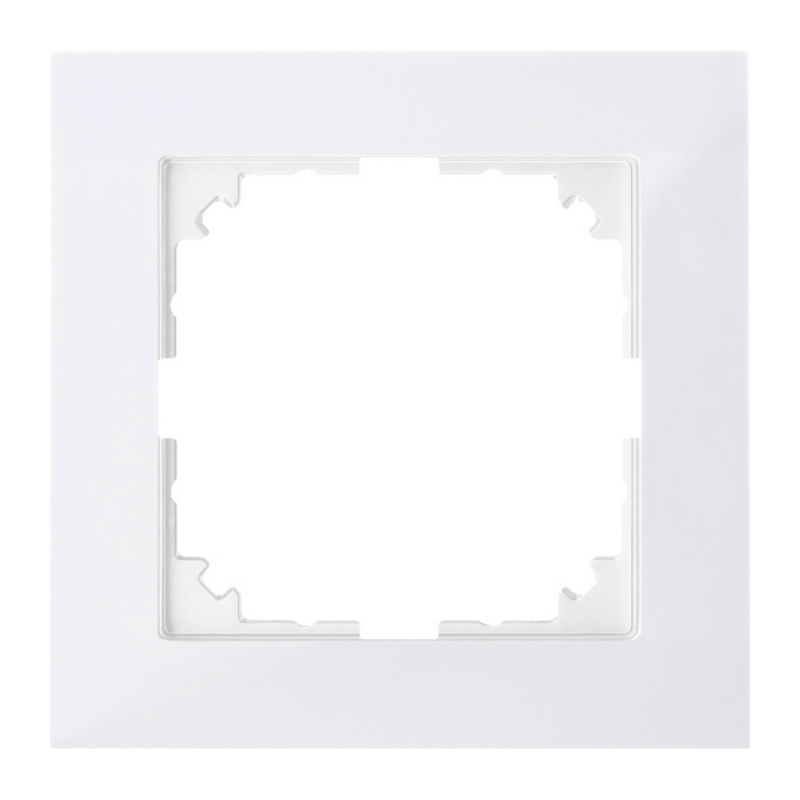 Merten MEG4010-3619 Rahmen – M-Pure, 1-fach, polarweiß