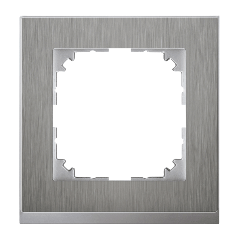 Merten MEG4010-3646 Rahmen – M-Pure, 1-fach, edelstahl/aluminium