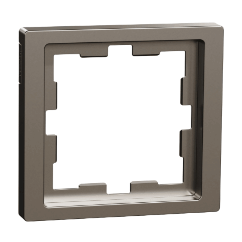 Merten MEG4010-6536 Rahmen – D-Life, 1-fach, edelstahl