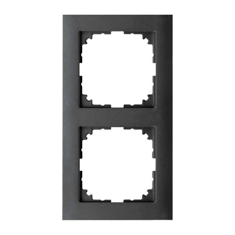 Merten MEG4020-3614 Rahmen – M-Pure, 2-fach, anthrazit