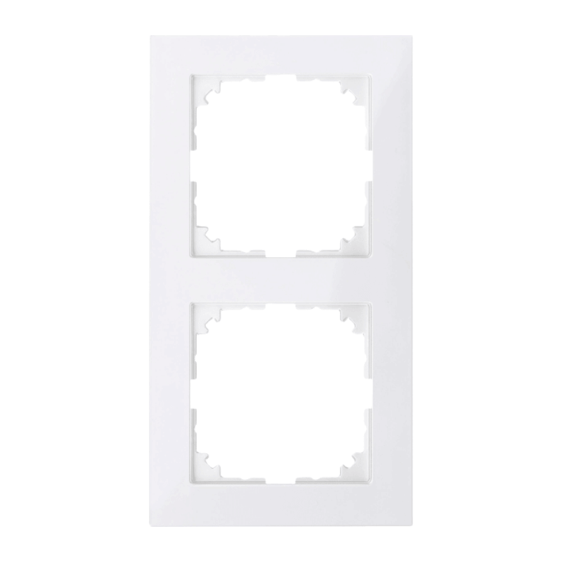 Merten MEG4020-3619 Rahmen – M-Pure, 2-fach, polarweiß