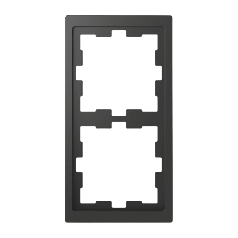 Merten MEG4020-6534 Rahmen – D-Life, 2-fach, anthrazit