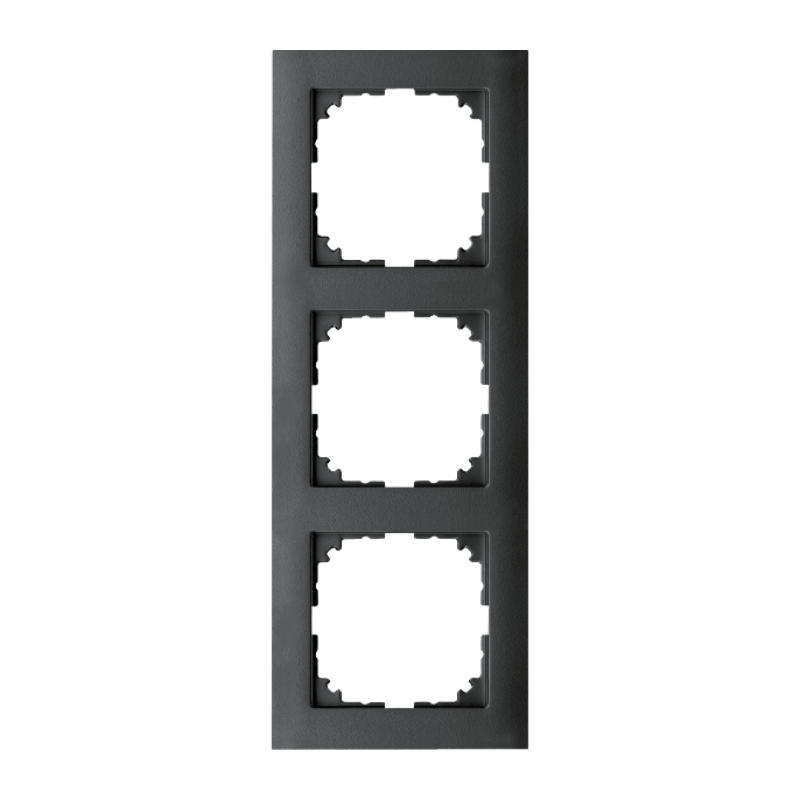 Merten MEG4030-3614 Rahmen – M-Pure, 3-fach, anthrazit