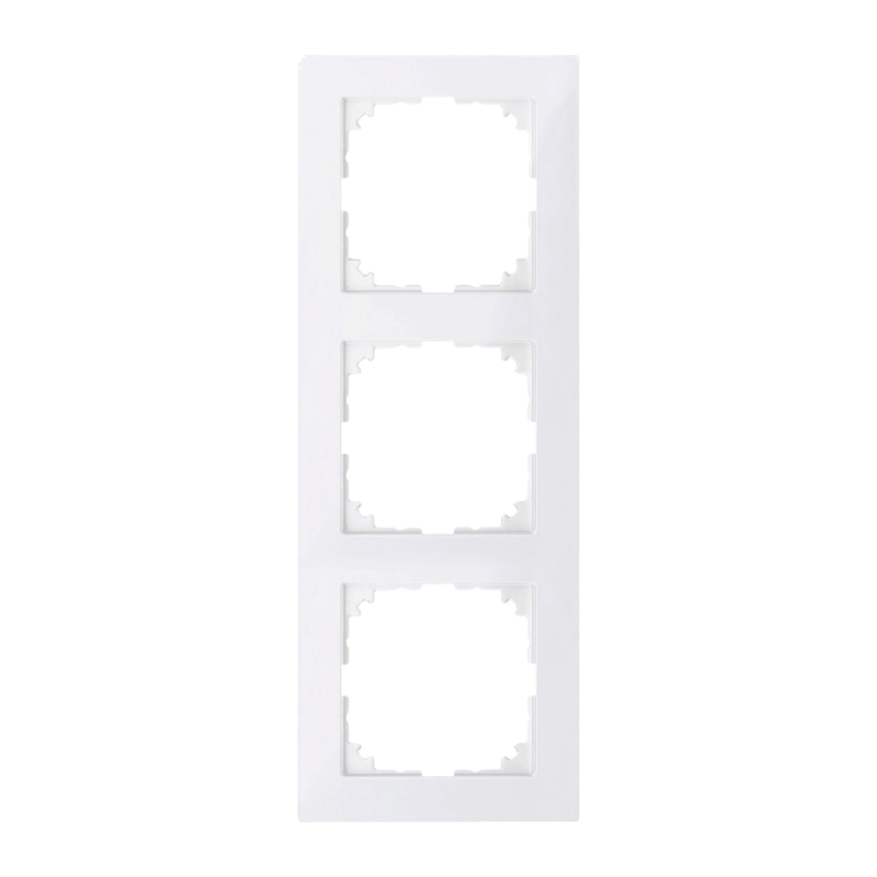 Merten MEG4030-3619 Rahmen – M-Pure, 3-fach, polarweiß