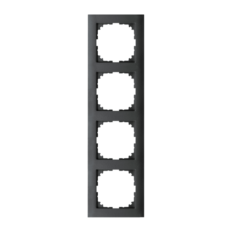 Merten MEG4040-3614 Rahmen – M-Pure, 4-fach, anthrazit