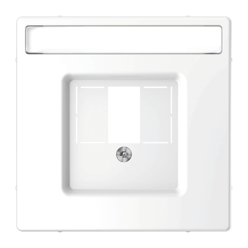 Merten MEG4250-6035 Telefonabdeckung – System Design, Schriftfeld, lotosweiß