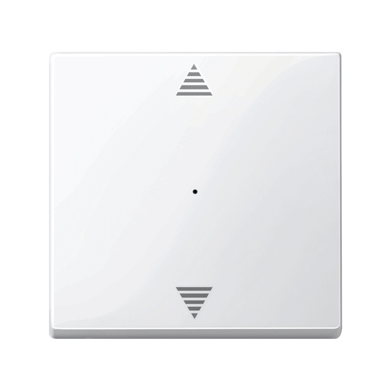 Merten MEG5215-0319 Wippe – für Taster-Modul PlusLink, System M, 1-fach, Pfeile, polarweiß glänzend