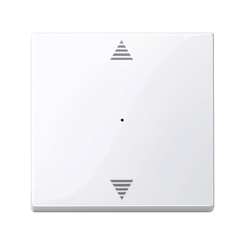 Merten MEG5215-0325 Wippe – für Taster-Modul PlusLink, System M, 1-fach, Pfeile, aktivweiß glänzend
