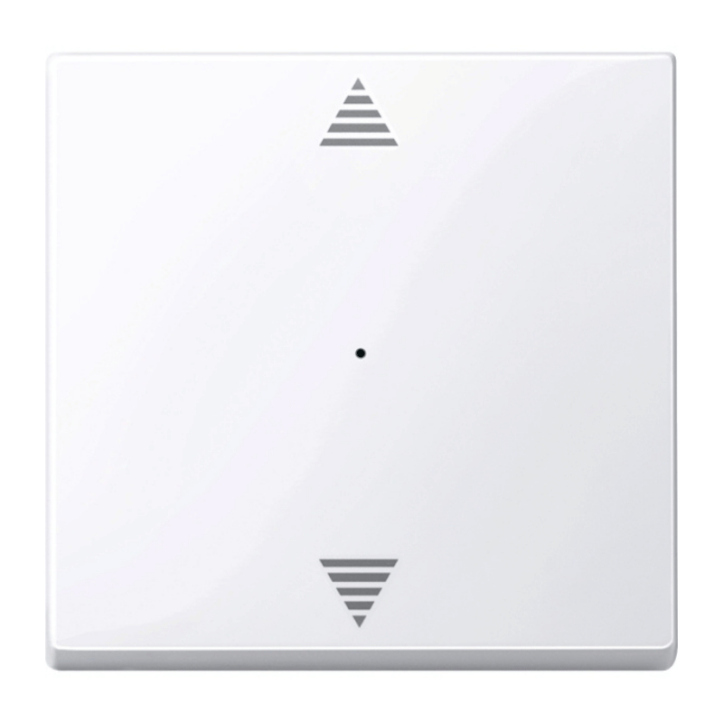Merten MEG5215-0325 Wippe – für Taster-Modul PlusLink, System M, 1-fach, Pfeile, aktivweiß glänzend