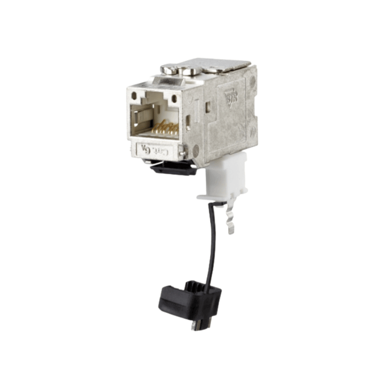 Metz Connect 130B22-E C6A-modul  K –  Cat.6A, RJ45, 8(8) Buchse, 270°, Jack