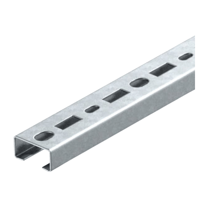 OBO Bettermann 1104284 Profilschiene – CM3518, Schlitz 17 mm, 300 mm