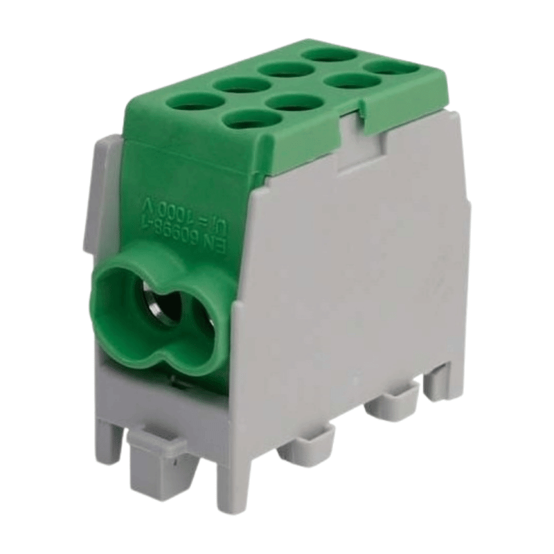 Pollmann HLAK25-1/2M2 Abzweigklemme – grün, 5 Stück