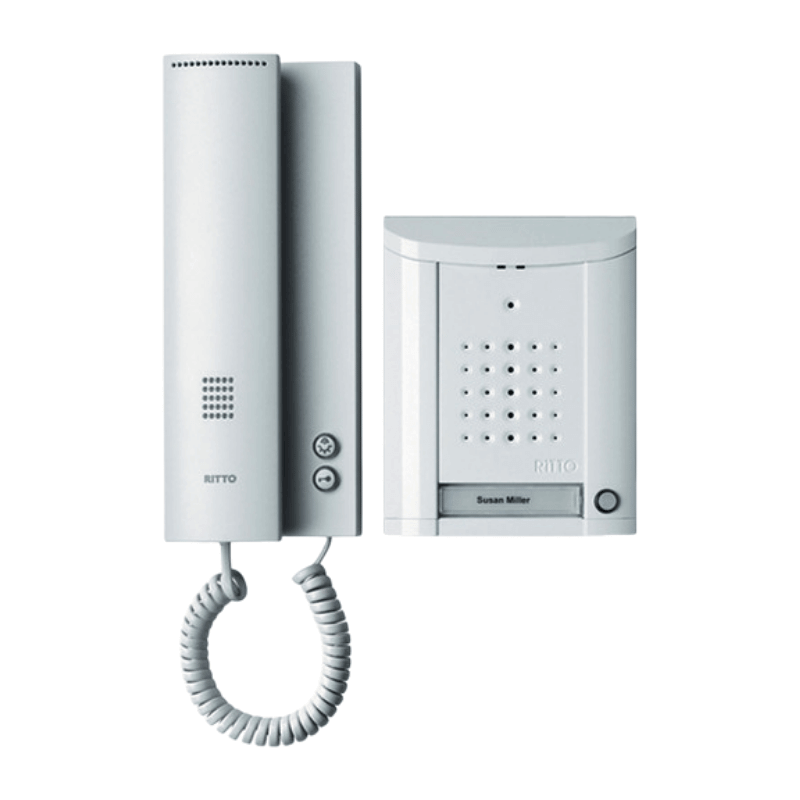 Ritto 1841170 Entravox Komplettpaket Audio – Set 1 WE, weiß/weiß