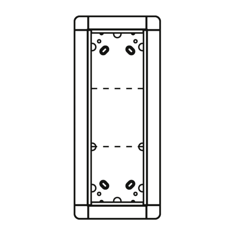 Ritto 1881370 Unterputzrahmen – 3 Modulplätze, weiß