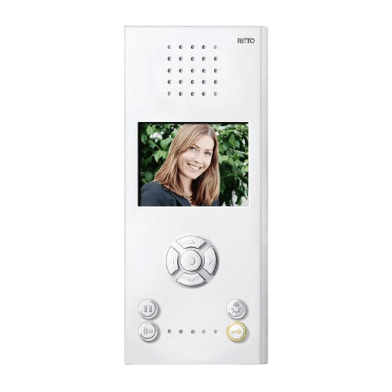 Ritto RGE1787770 Color Türstation TwinBus – Video, Freisprechstelle, weiß