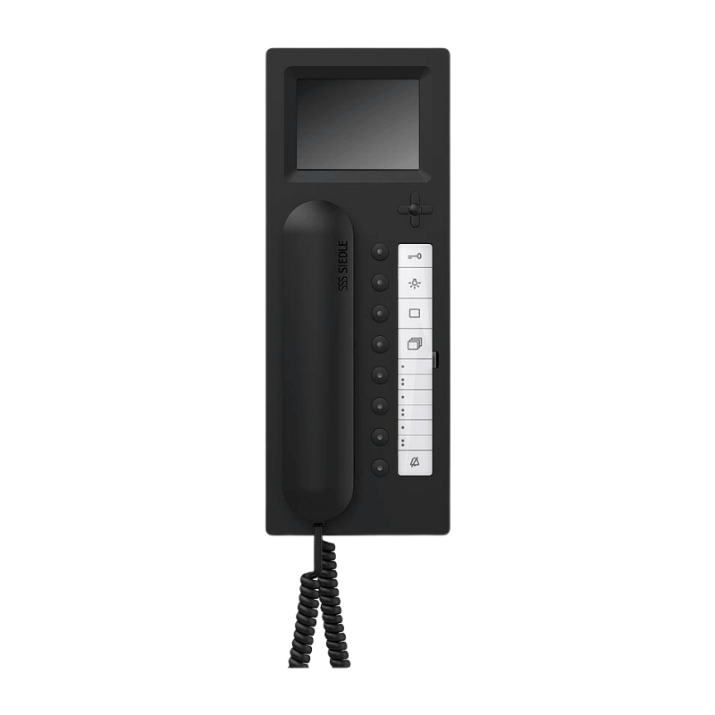 Siedle AHT 870-0 S Access Haustelefon – , mit Display, schwarz