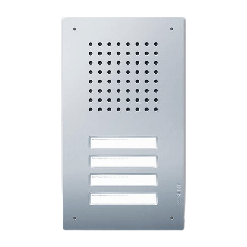 Siedle F CL A 04 N-0 Audio-Station Classic – 4-fach, 1+n-System, Edelstahl V4A