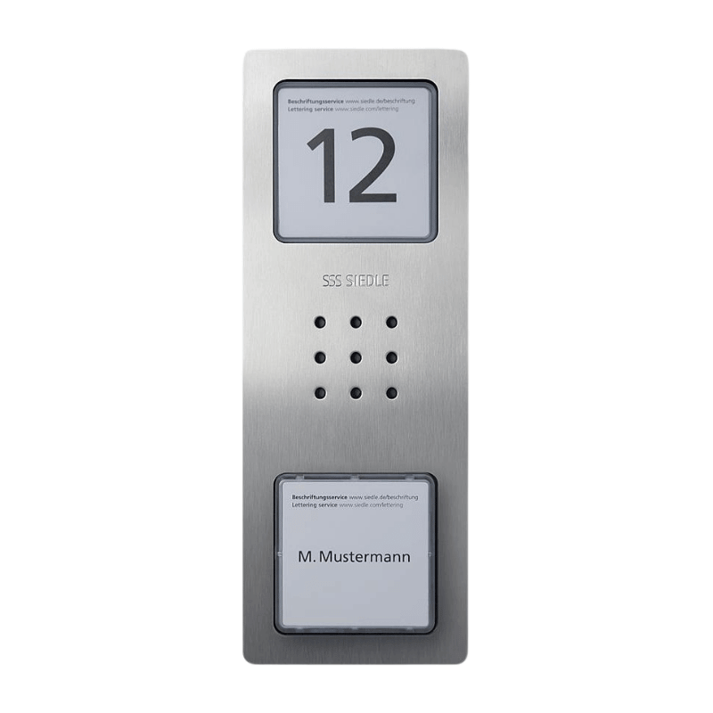 Siedle Audio-Türstation CA 850-1 E – Compact, In-Home-Bus, 1 Ruftaste