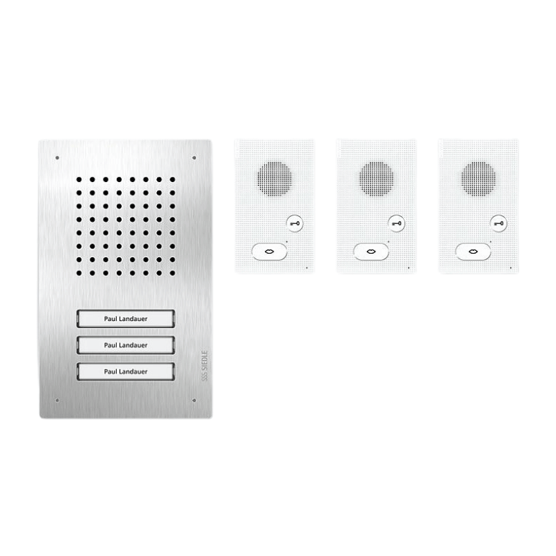 Siedle Basic Audio-Set SET CLAB 850-3 E/W – Classic, 3 Audio-Innenstation