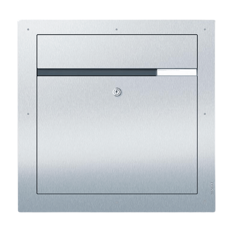 Siedle F CL BF3 01 Briefkasten Classic – Sicherheitsschloss, edelstahl gebürstet