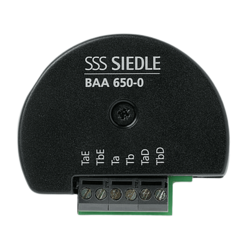 Siedle Bus-Audio-Auskopplung BAA 650-0 – Ø51x23mm, In-Home-Bus, 55er Dose