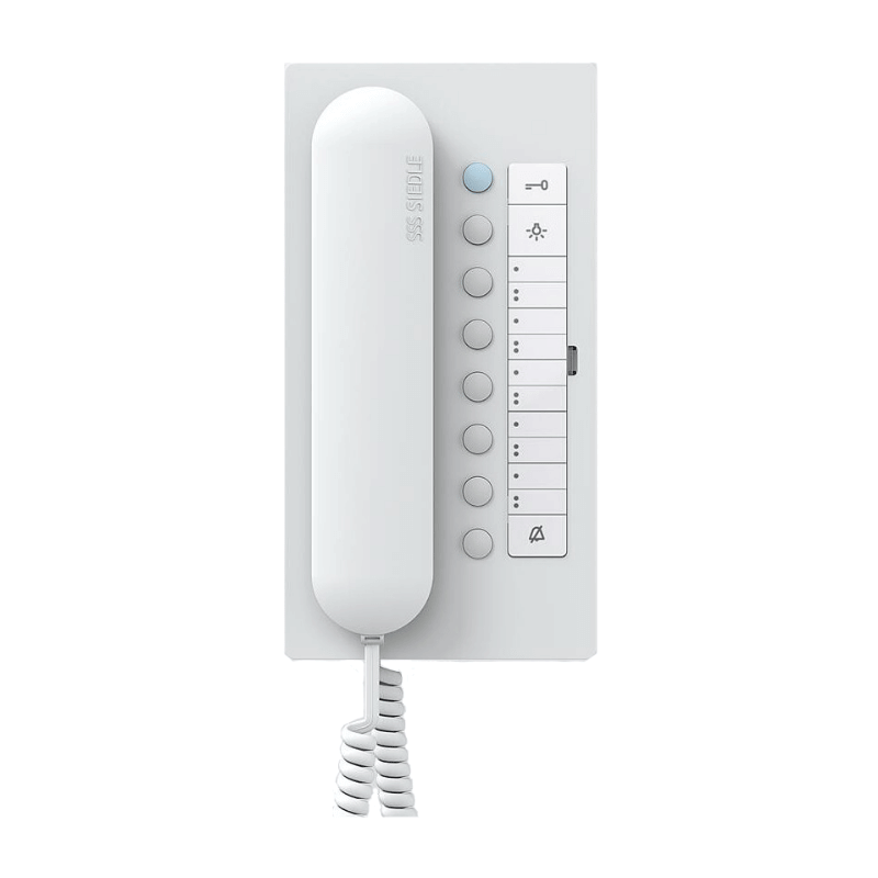 Siedle Bus-Telefon BTC 850-02 W – 106x201x46mm, Comfort, In-Home-Bus, Hörer, weiß