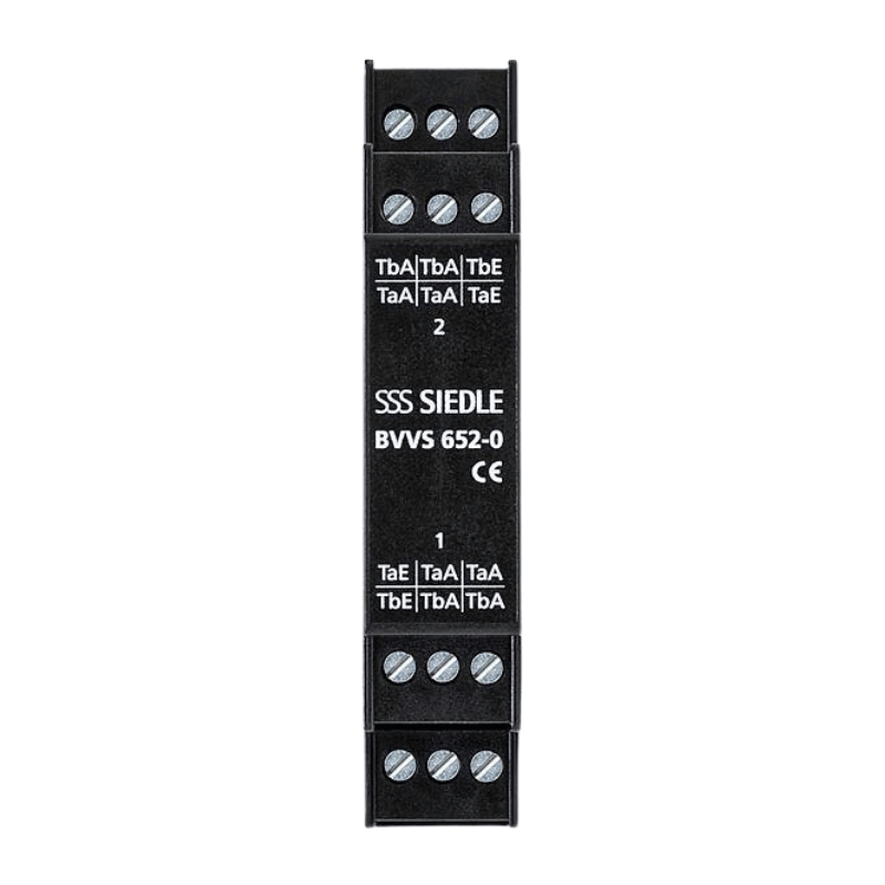 Siedle BVVS 652-0 Bus-Video-Verteiler – Hutschiene, symmetrisch