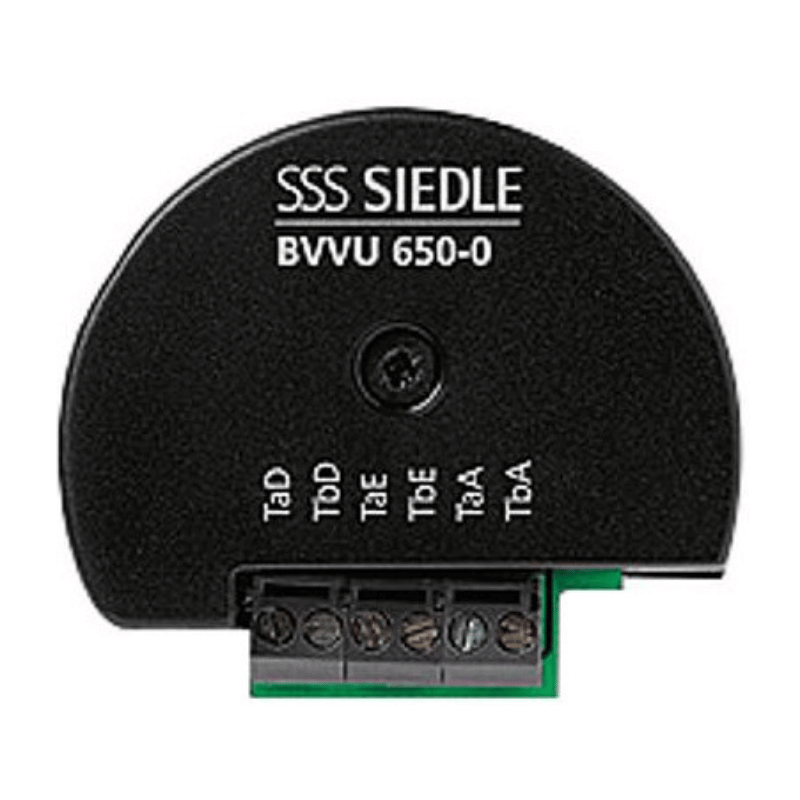 Siedle Bus-Video-Verteiler BVVU 650-0 – 51x51x23mm, Unterputz, unsymmetrisch