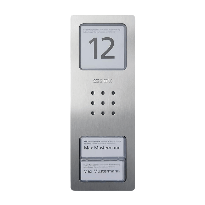 Siedle CA 850-2 E Audio-Türstation Compact – In-Home-Bus, 2 Ruftasten