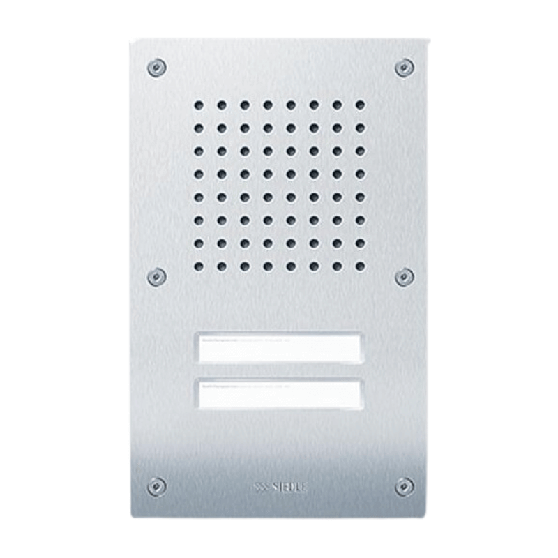 Siedle Türstation CL 111-2 N-02 – Audio Classic, 2 Ruftasten, 1+n-System, edelstahl gebürstet