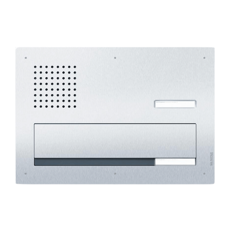 Siedle F CL BD3A 01 B-0 Briefkasten Classic – In-Home-Bus, Audio, 466x316 mm, edelstahl gebürstet