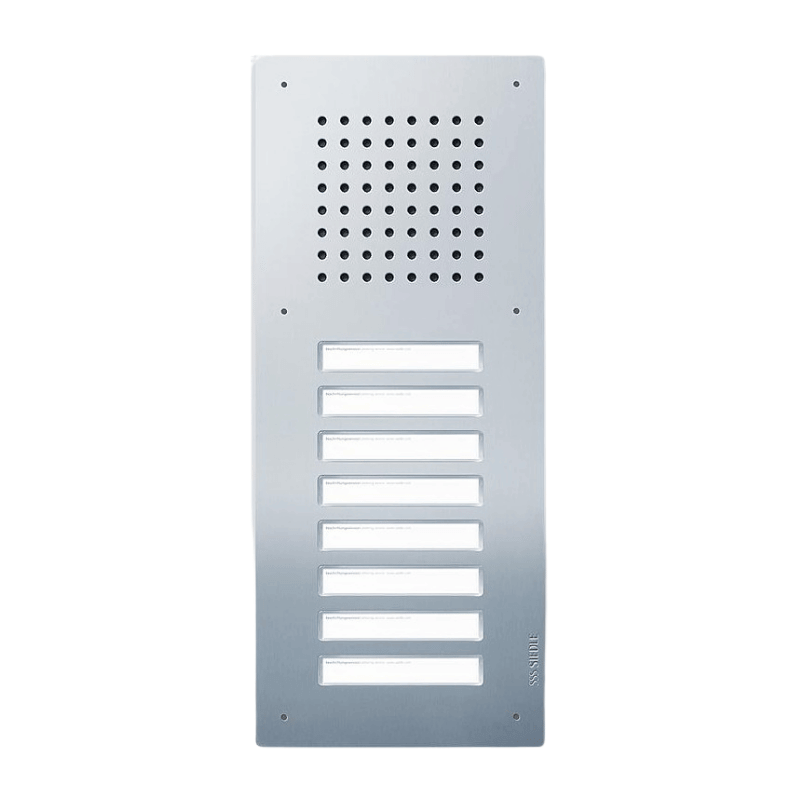 SIEDLE Funktionseinheit Audio-Station F CL A 08 B-0 – Classic, 8 Ruftasten, In-Home-Bus