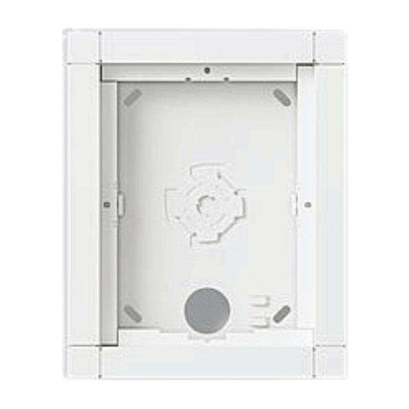 Siedle GA 612-1/1-01 W Aufputzgehäuse – 1-fach, MR 611-1/1-0, Aluminium, weiß
