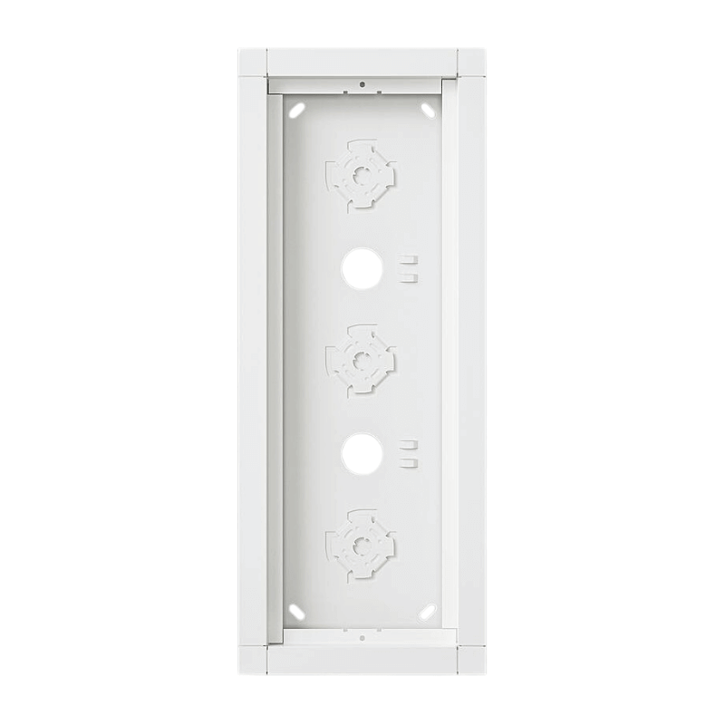 Siedle GA 612-3/1-01 W Aufputzgehäuse – 3-fach, MR 611-3/1-0, Aluminium